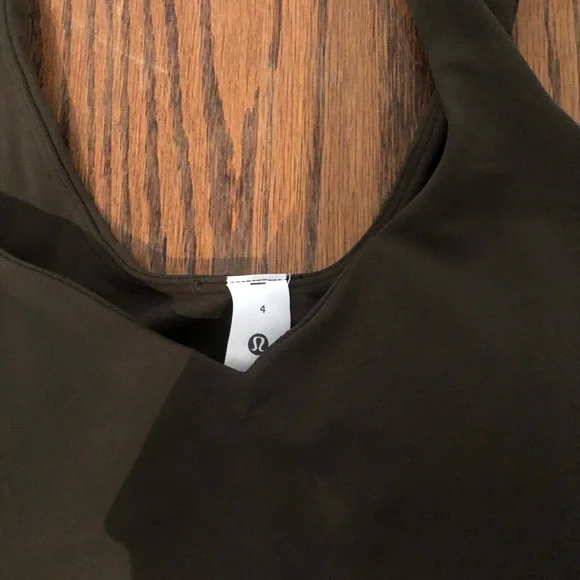 NWT Lululemon Olive Green Align Tank Top - Picture 4 of 8